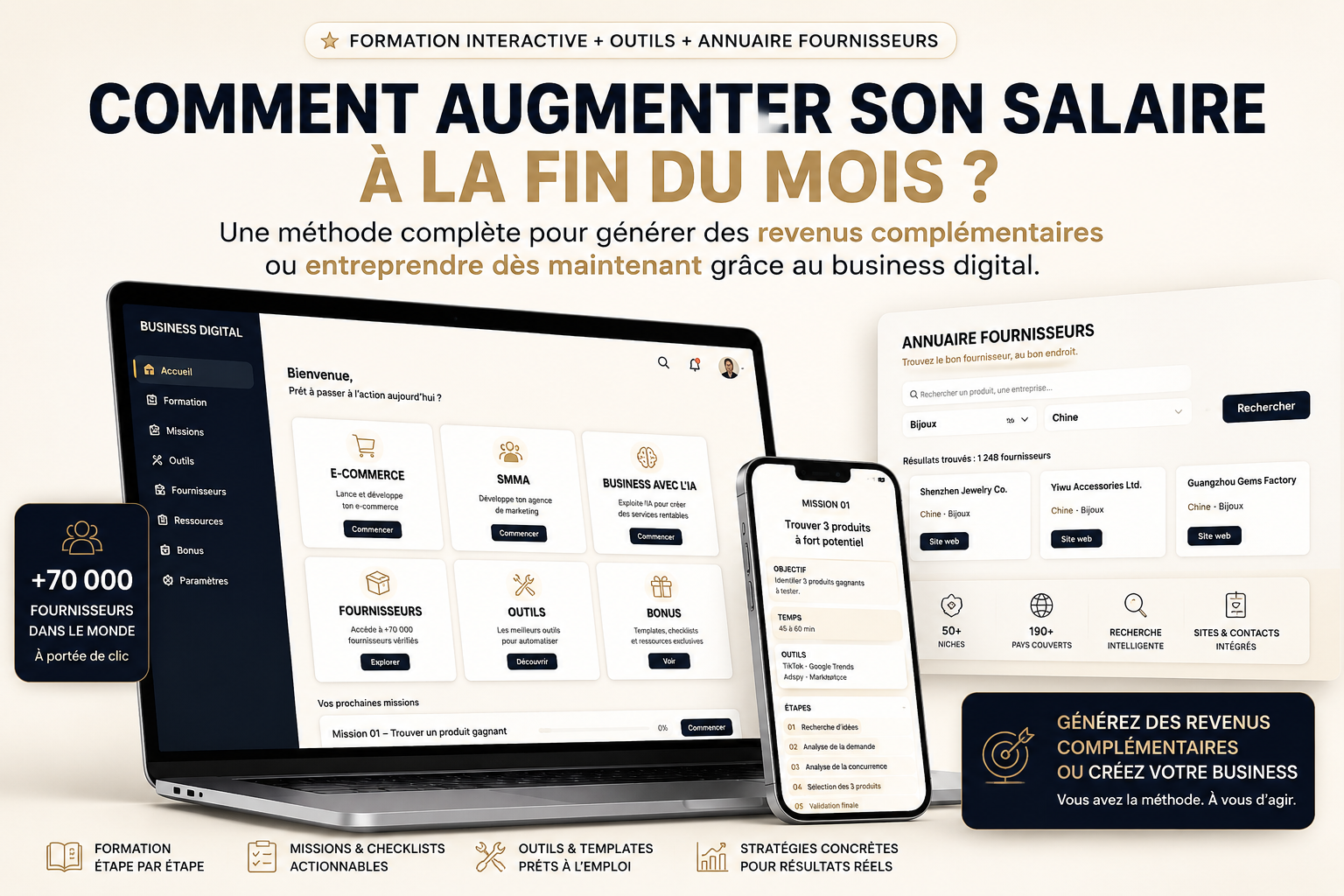 Clarté — Formation interactive + Annuaire fournisseurs